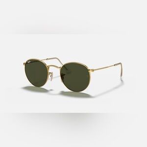 Ray-Ban Gold and Green Sunglasses